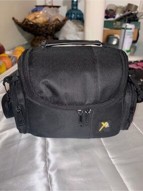 Black Messenger Camera Bag